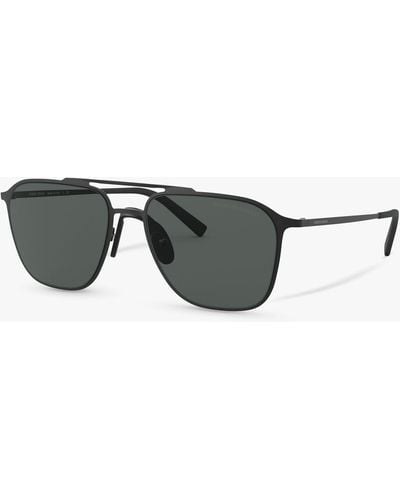 Giorgio Armani Ar6110 Square Sunglasses - Black
