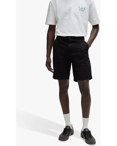 BOSS Boss Slim Fit Chino Shorts - Black