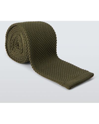 John Lewis Knitted Tie - Green