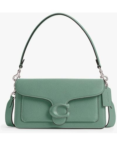 COACH Tabby 26 Leather Shoulder Bag - Green