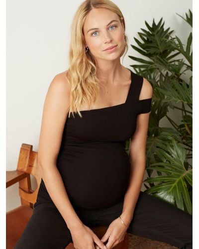 Isabella Oliver Verna Maternity Top - Black