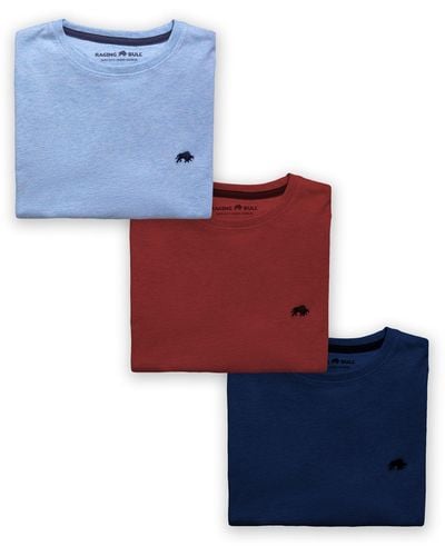 Raging Bull Organic Cotton Classic T-shirt - Blue