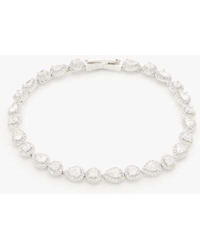 Ivory & Co. Crystal Tennis Bracelet - Metallic