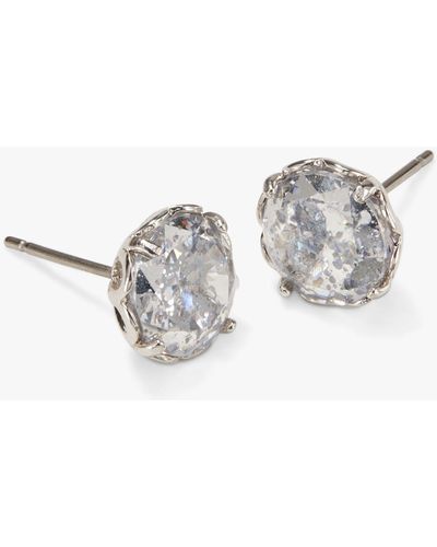 Kate Spade That Sparkle Cubic Zirconia Stud Earrings - White
