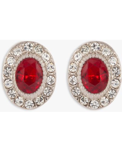 Susan Caplan Vintage Rediscovered Collection Swarovski Crystal Cluster Stud Earrings