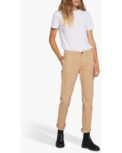 Current/Elliott The Captain Chino Trousers - White