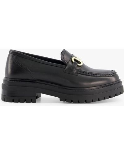 Dune flatform hot sale loafers