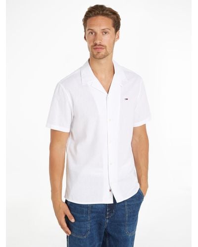 Tommy Hilfiger Tommy Jeans Camp Shirt - White