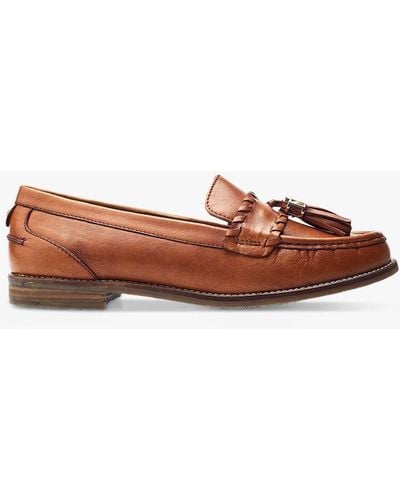 Moda In Pelle Espelette Leather Loafers - Brown