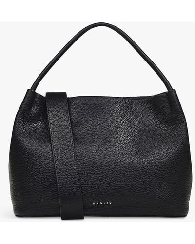 Radley Ivydale Road Leather Grab Bag - Black