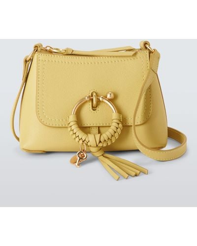 See By Chloé Joan Russet Leather Satchel Bag - Yellow