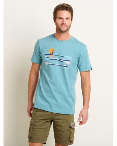 Brakeburn Paddle Board T-shirt - Blue
