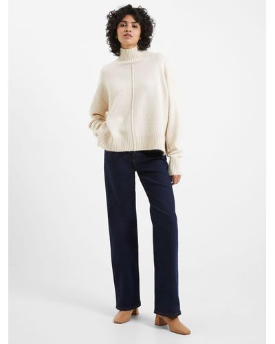 French Connection Kessy Plain Jumper - White