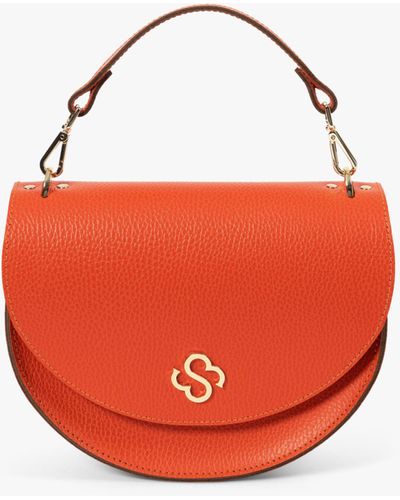 Cambridge Satchel Company The Kate Leather Crossbody Bag - Red