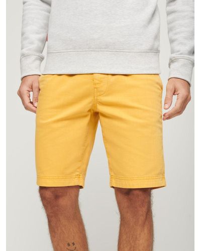 Superdry Officer Chino Shorts - Yellow