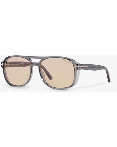 Tom Ford Tf1022 Rosco Square Sunglasses - Natural