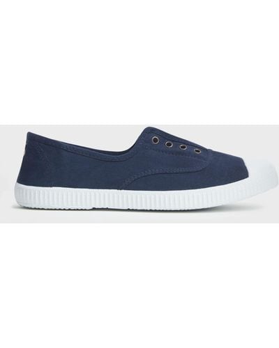 Crew Laceless Trainers - Blue
