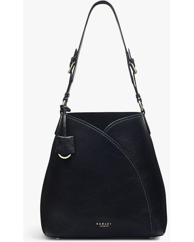 Radley Finsbury Park Patchwork Large Zip Top Shoulder Bag in White