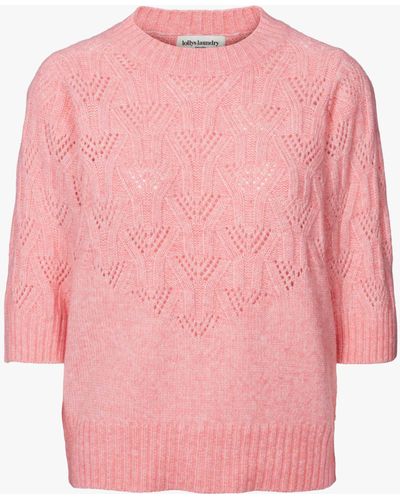 Lolly's Laundry Mala Knitted Blouse - Pink