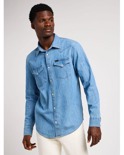 Lee Jeans Regular Western Shirt - Blue
