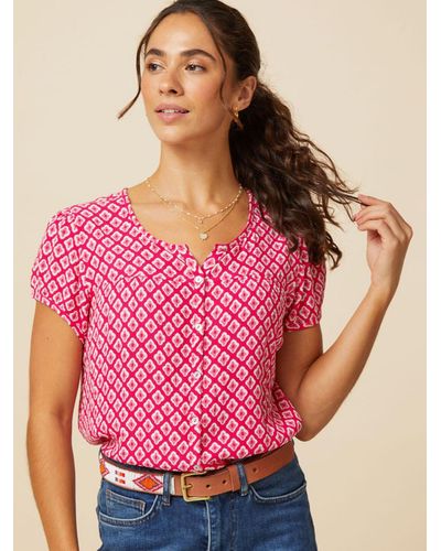 Aspiga Lisbon Short Sleeve Shirt - Pink