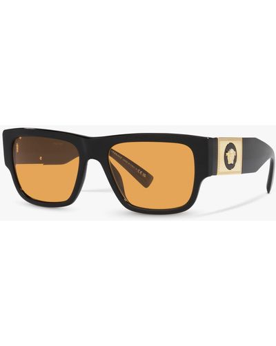 Versace Ve4406 Rectangular Sunglasses - Black