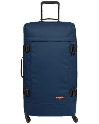 Eastpak Trans4 4-wheel 75cm Large Suitcase - Blue