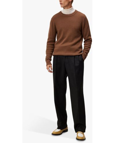 J.Lindeberg Archer Structure Jumper - Brown