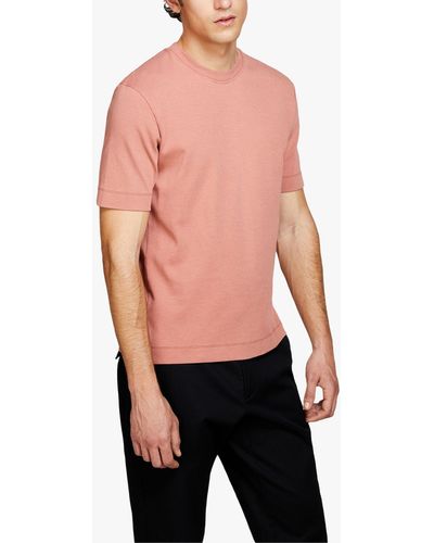 Sisley Solid Coloured Regular Fit T-shirt - Brown