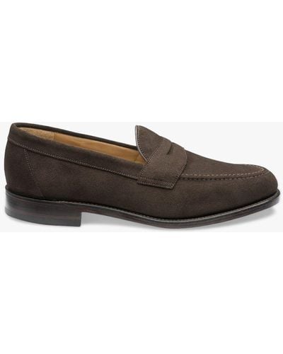 Loake Imperial Suede Loafer - Grey