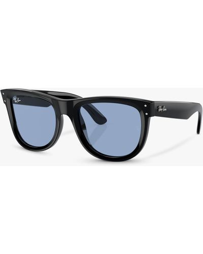 Ray-Ban Rbr0502s Rectangular Sunglasses - Black