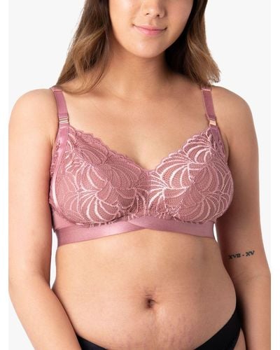 Hotmilk Maternity Lingerie Warrior Soft Cup Non-wired Nursing Bra - Pink
