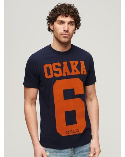 Superdry Osaka Graphic T-shirt - Blue