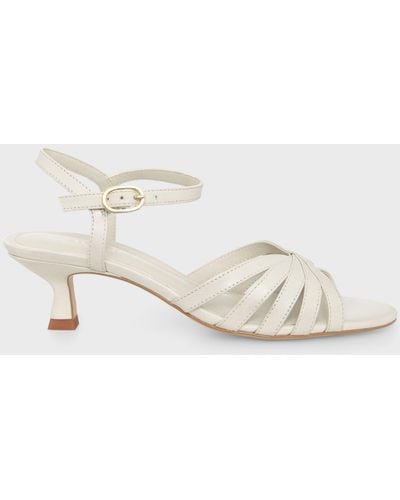 Hobbs Lacey Leather Sandals - Natural