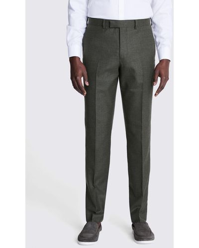 Moss Tailored Fit Performance Trousers - Grey