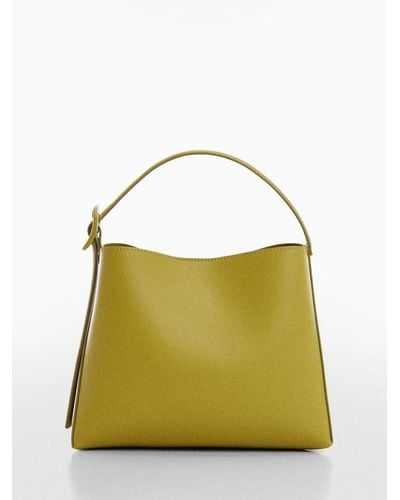 Mango Winnie Small Shopper Bag - Green