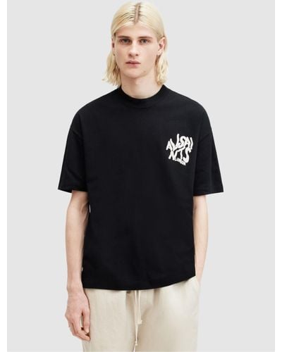 AllSaints Orlando Short Sleeve Crew T-shirt - Black