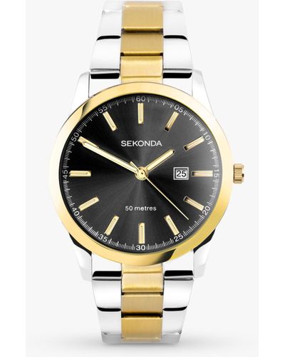 Sekonda 30049.27 Date Bracelet Strap Watch - Metallic
