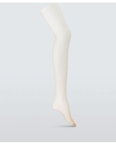 John Lewis 7 Denier Barely There Body Shaper Tights - White