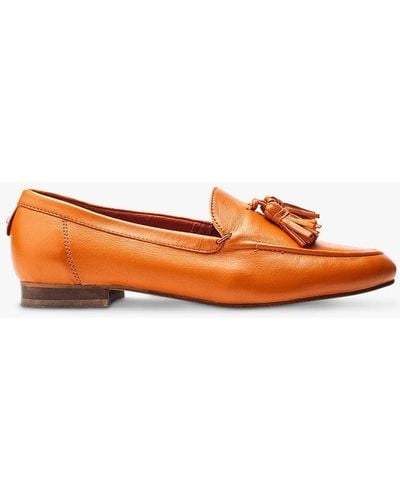 Moda In Pelle Ellmia Leather Loafers - Orange