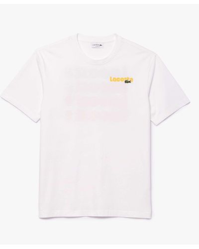 Lacoste Summer Print T-shirt - White