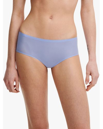 Chantelle Soft Stretch Hipster Knickers - Blue