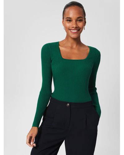 Hobbs Bethan Knitted Top - Green