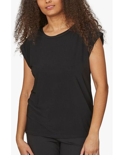Sisters Point Plain Easy Fit Top - Black