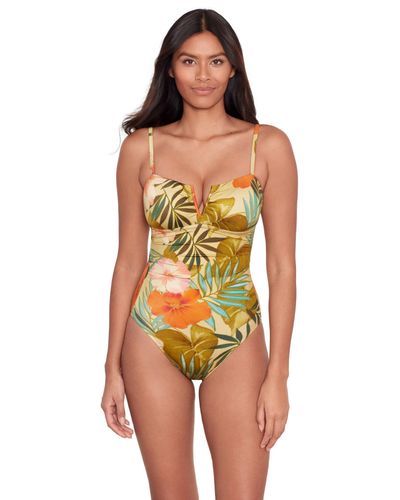 Ralph Lauren Lauren Tropical Flower Swimsuit - Multicolour