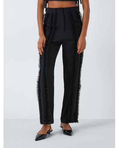 Sister Jane Ruffle Trousers - Black