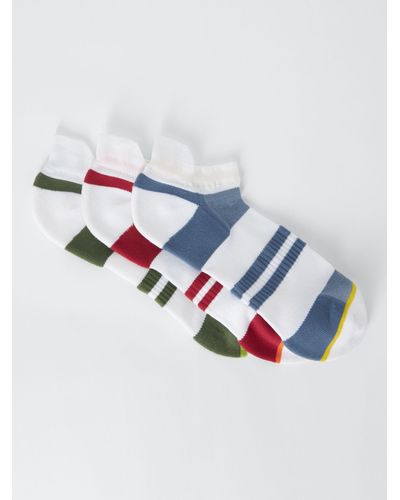 John Lewis Nylon Ankle Socks - Grey