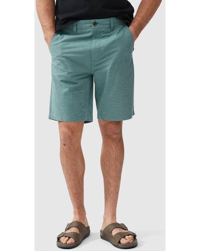 Rodd & Gunn Gunn 9" Cotton Bermuda Shorts - Green