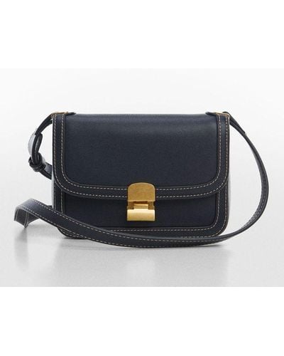 Mango Monaco Cross Body Bag - Blue