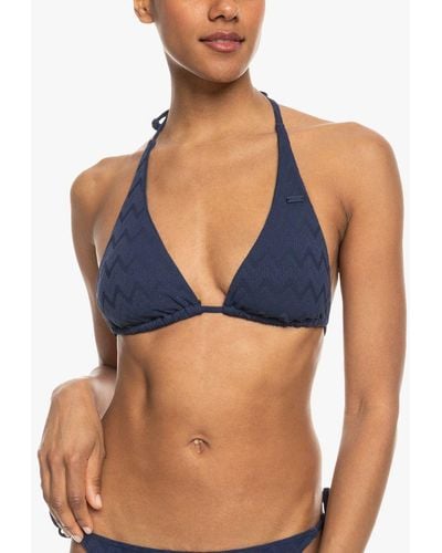 Roxy Coolness Triangle Bikini Top - Blue